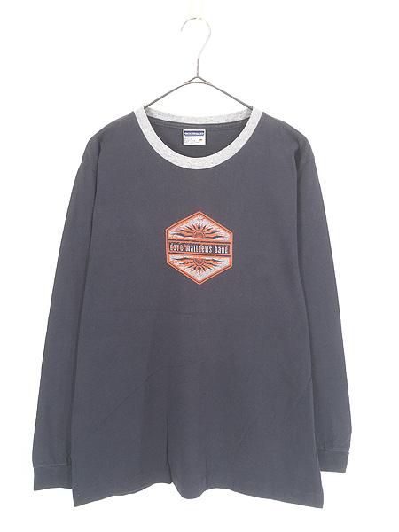 古着 90s USA製 Dave Matthews Band オルタナ ロック バンド 長袖 リンガー Tシャツ ロンT M