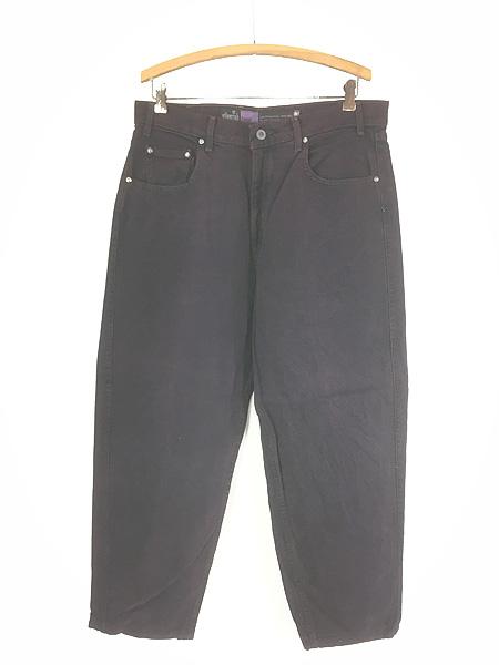 古着 90s Levi's Silver Tab 「Baggy」 パープル デニム バギー パンツ ジーンズ W34 L27 古着