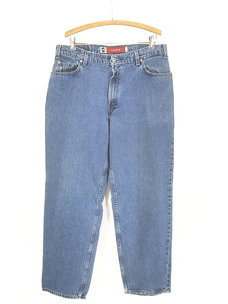 古着 90s Levi's Silver Tab 「Loose」 ブルー デニム ルーズ パンツ ジーンズ W37 L31 古着