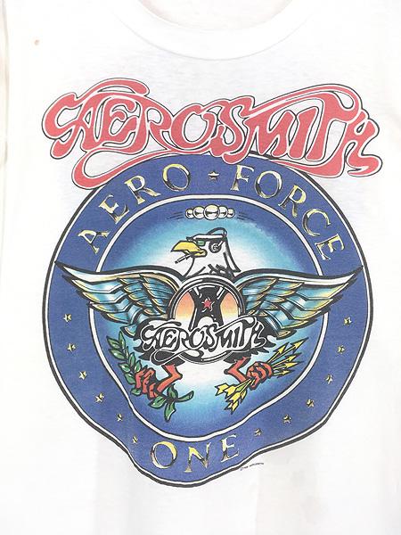 古着 80s AERO SMITH 「AERO FORCE ONE」 ツアー ハード ロック バンド