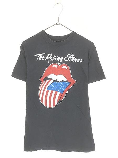 古着 80s USA製 The Rolling Stones 「North American Tour 1981」 ツアー ロック バンド Ｔシャツ M ミント!!