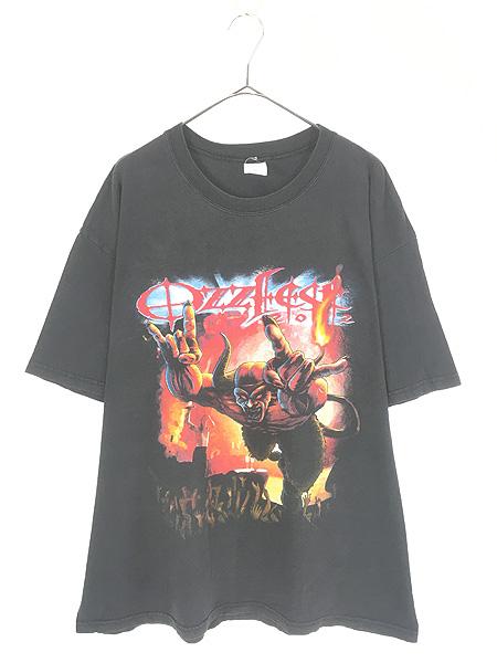 古着 00s OZZ FEST 2002 豪華 ラインナップ ハードコア ヘヴィ メタル パンク ロック バンド フェス Tシャツ XL