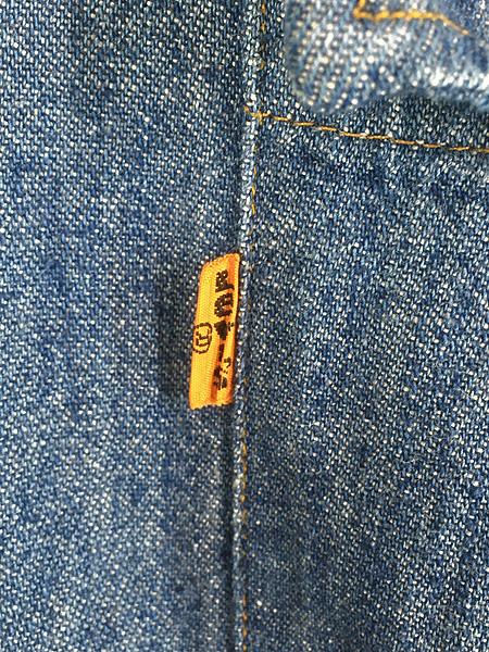 古着 70s Levi's 60649-1117 ウエスタンヨーク 3つ山ポケット ブルー