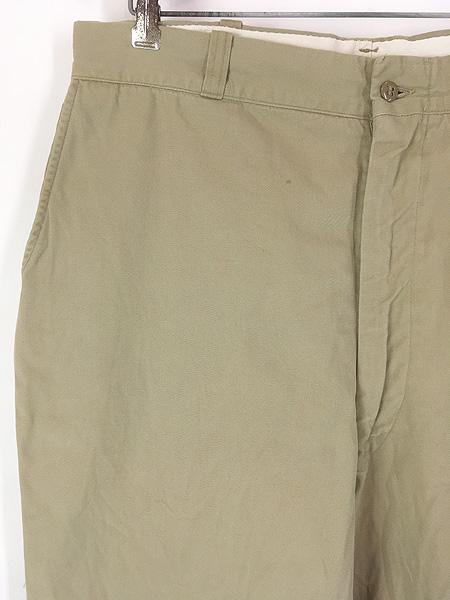 古着 60s 米軍 USMC 「Type-2 Class-1」 ミリタリー 8.2oz コットン チノ パンツ チノパン ストレート W34 L27