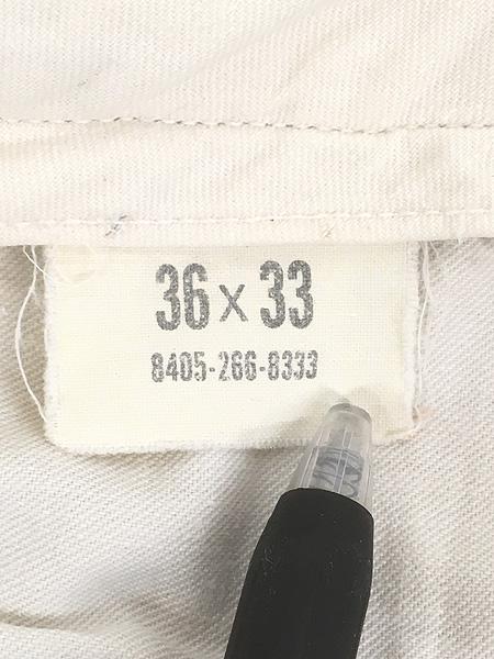 古着 60s 米軍 USMC 「Type-2 Class-1」 ミリタリー 8.2oz コットン チノ パンツ チノパン ストレート W34 L27