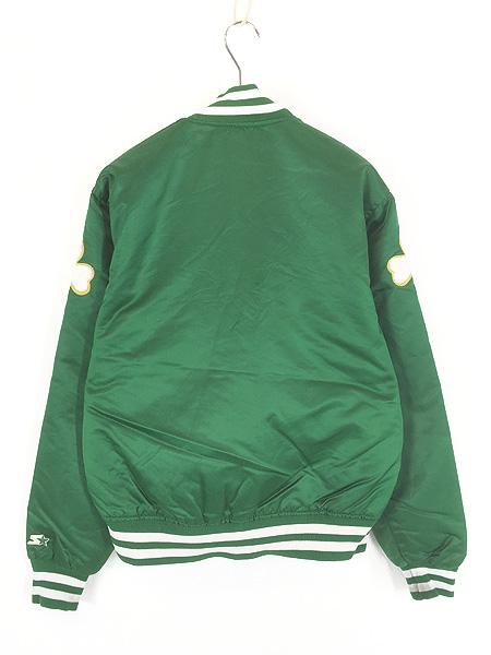 古着 80s USA製 NBA Boston Celtics セルティックス光沢 サテン
