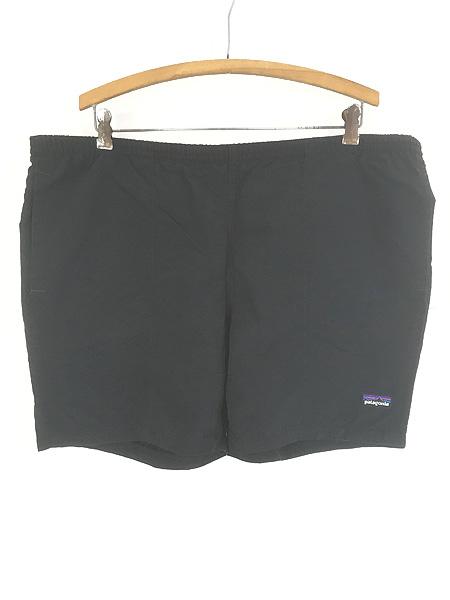 古着 14s Patagonia 無地 ソリッド バギーズ ショーツ ショート パンツ ブラック L