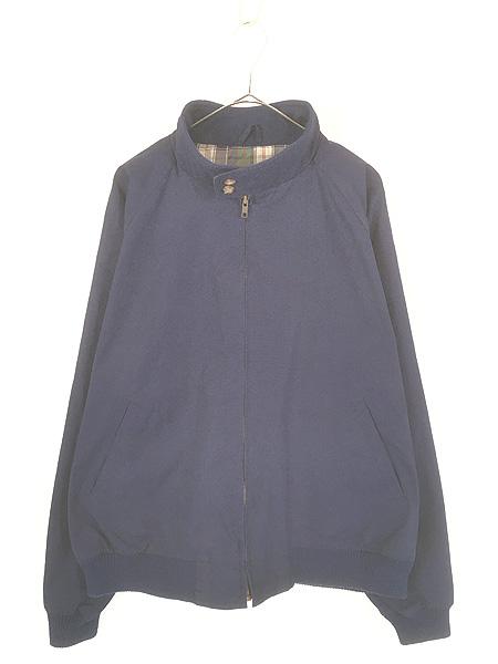 古着 90s Eddie Bauer チェック ライナー コットン ドリズラー ハリントン ジャケット 1枚袖 L