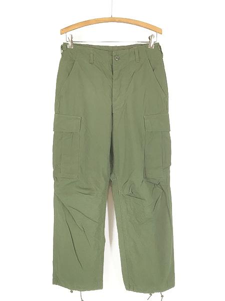 古着 60s 米軍 US ARMY 「3rd」 ノンリップ ポプリン ミリタリー ジャングル ファテーグ カーゴ パンツ S-S ミント!!