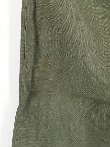 古着 60s 米軍 US ARMY 「初期」 8.5oz コットンサテン ミリタリー ベイカー パンツ ストレート W30 L31