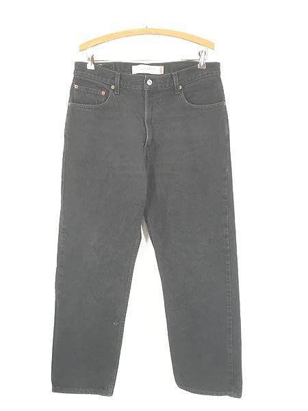 古着 00s Levi's 505-0260 サルファ スーパー ブラック デニム パンツ ジーンズ スリム W34 L29