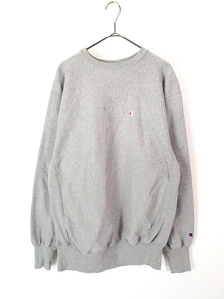 古着 90s Champion Reverse Weave ワンポイント リバース スウェット トレーナー グレー XXL 古着の通販は