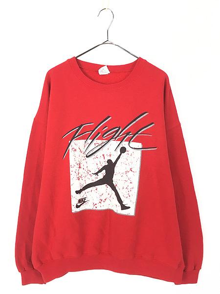 古着 90s USA製 NIKE JORDAN ジョーダン ジャンプマン グラフィック スウェット トレーナー XL 古着