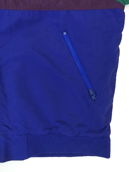 古着 90s LANDS' END 「Squall Jacket」 クレイジー パターン フリース