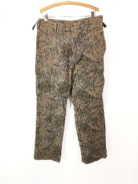 古着 00s WoolRich 「Woolrich Camouflage」 ツリー カモ 迷彩 ウール ハンティング カーゴ パンツ ストレート Mの通販は