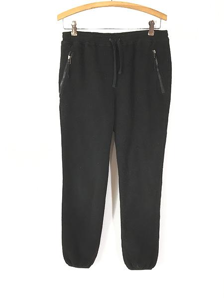 古着 Patagonia スクエア ポケット シンチラ フリース イージー パンツ 黒 M位 古着