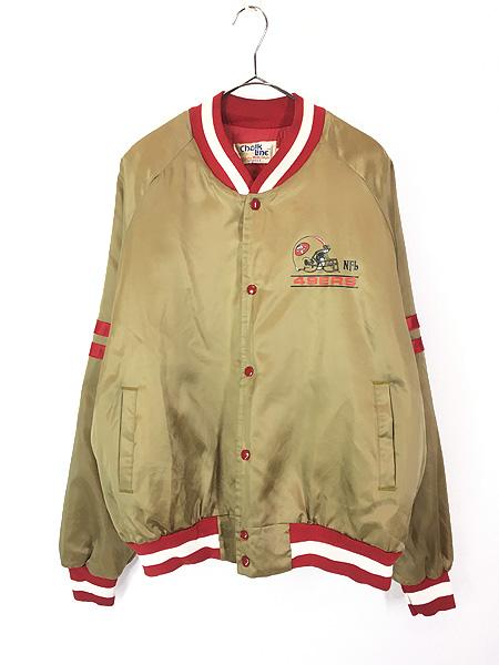 90s USA製 NFL San Francisco 49ers スタジャン 古着 90s USA製 NFL San Francisco 49ers フォーティナイナーズ