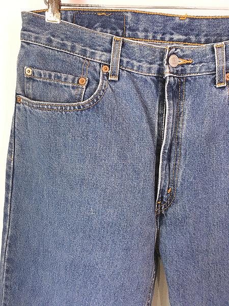 古着 00s Levi's 505-4891 ブルー デニム パンツ ジーンズ スリム W33