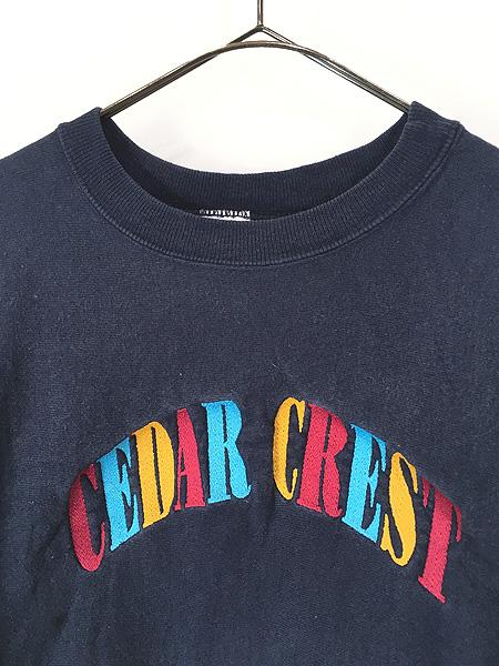 古着 90s USA製 Champion Reverse Weave 「CEDAR CREST」 カラフル