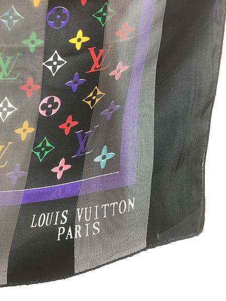 雑貨 古着 Louis Vuitton Paris マルチカラー ロゴ モノグラム 光沢