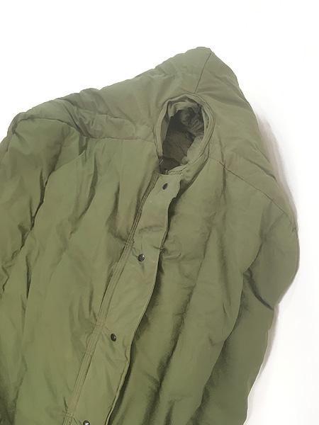 雑貨 古着 70s 米軍 ミリタリー フード付き!! インターメディエート コールド ダウン Type1 SLEEPING BAG シュラフ 寝袋 OD アウトドア