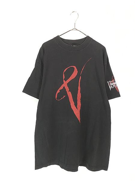 古着 90s USA製 Interview with the Vampire インタビュー ウィズ ヴァンパイア ホラー 映画 ムービー Tシャツ XL
