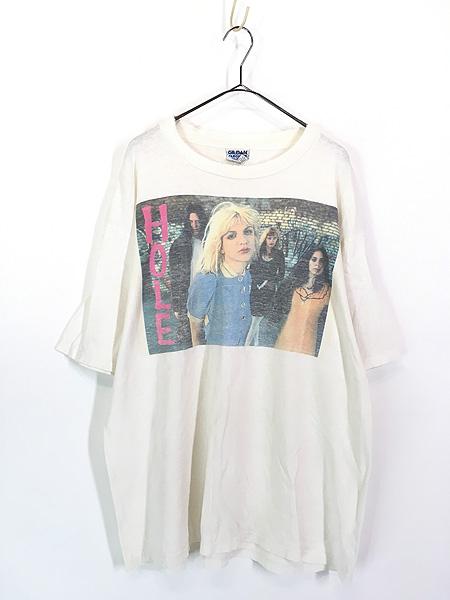 古着 90s HOLE ホール コートニー ラブ 貴重!! フォト ブートレグ オルタナ ロック グランジ バンド Tシャツ XL