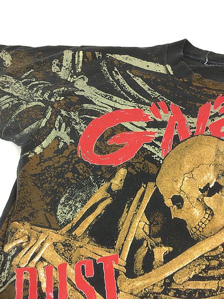 古着 90s GUNS N' ROSES 「Dust N' Bones」 豪華 スカル ボーン オール