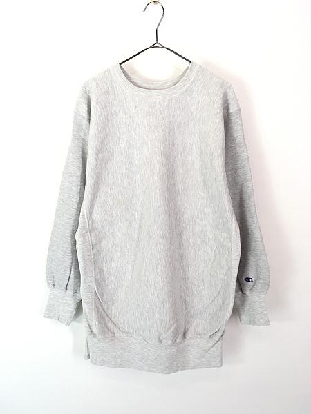 古着 90s Champion Reverse Weave 目無し 無地 ソリッド リバース スウェット トレーナー XL 古着