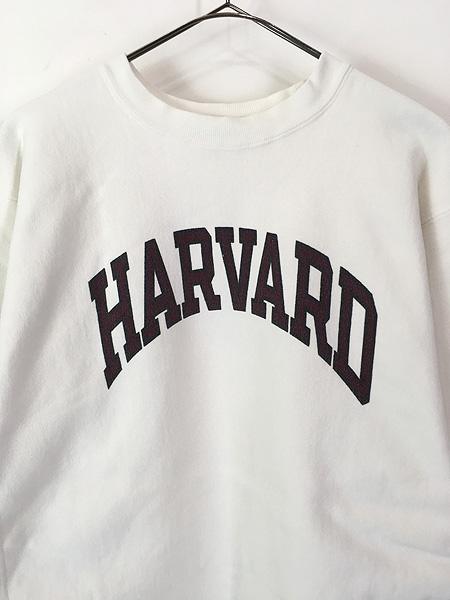 古着 80s USA製 Champion Reverse Weave 「HARVARD」 カレッジ 染み込み リバース スウェット XXL 古着の通販は