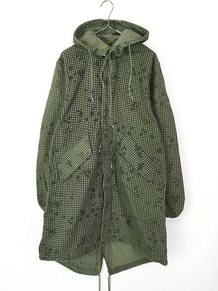 古着 80s 米軍 デザート ナイト カモ 迷彩 モッズ パーカー コート フィッシュテール S