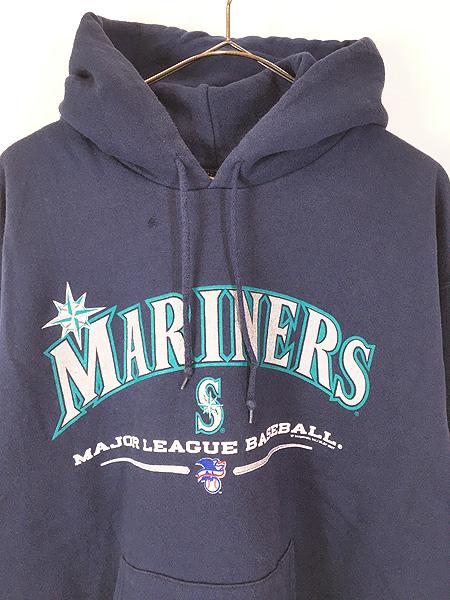 古着 00s MLB Seattle Mariners マリナーズ スウェット パーカー L位 古着の通販は