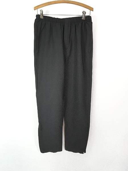 古着 80s USA製 LL Bean × Schoeller Dryskin 傑作 ストレッチ ナイロン アウトドア パンツ 3ポケット ブラック!! M TALL