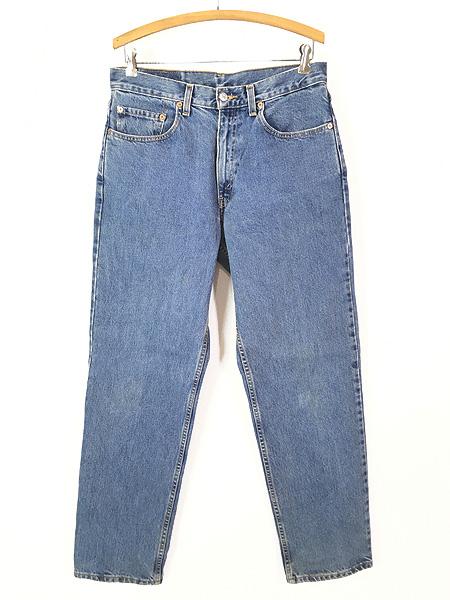 古着 00s Levi's 550-4891 濃紺 ブルー デニム パンツ ジーンズ テーパード W32 L31