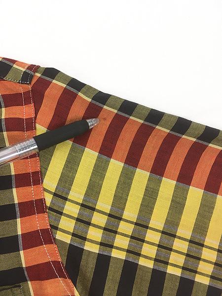 古着 50s USA製 McGREGOR 好配色 レアパターン チェック 開襟 ボックス コットン シャツ 半袖 M 古着 50s USA製 McGREGOR 好配色 レアパターン チェック 開襟 ボックス