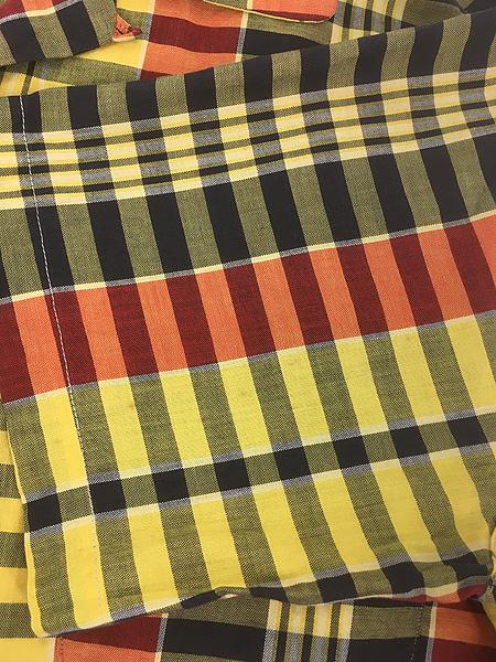 古着 50s USA製 McGREGOR 好配色 レアパターン チェック 開襟 ボックス