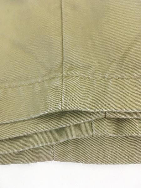 古着 50s 米軍 US ARMY 「メッシュポケット」 ミリタリー 8.2oz チノ トラウザーズ タック ショーツ ハーフ パンツ チノパン 32R