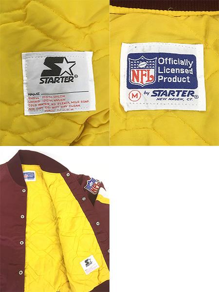 古着 80s USA製 NFL Washington Redskins レッドスキンズ パッチ 光沢