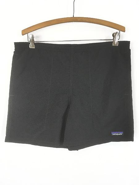 古着 16s Patagonia 無地 ソリッド バギーズ ショーツ ショート パンツ 黒 XS 古着