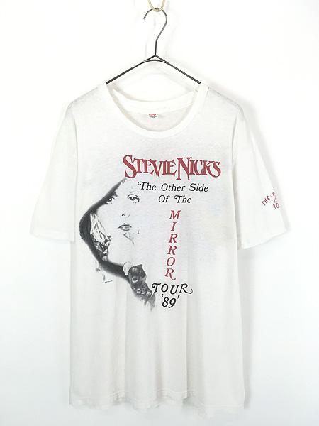 古着 80s USA製 Stevie Nicks 「The Other Side of the Mirror」 ツアー カントリー ミュージック Tシャツ XL