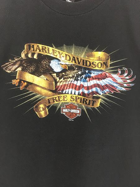 00s《USA製古着》ハーレーダビッドソン イーグル Tシャツ メンズ2XL 90s Levi\u0027s リーバイス501 usa アメリカ製 ビンテージ