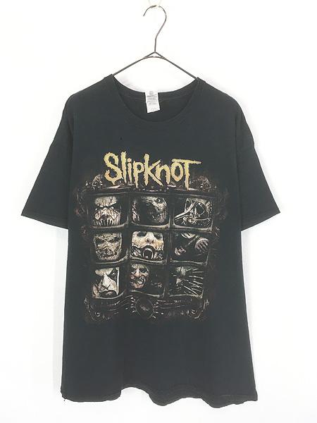 古着 10s Slipknot 「Summer Tour 2016」 覆面 ハードコア ヘヴィ メタル ロック バンド Tシャツ XL