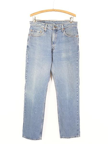 古着 90s Levi's 505-4891 濃紺 デニム パンツ ジーンズ スリム W33 L32