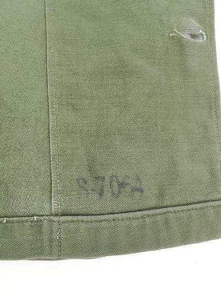 古着 60s 米軍 US ARMY 「1st 前期」 100% コットン サテン ミリタリー