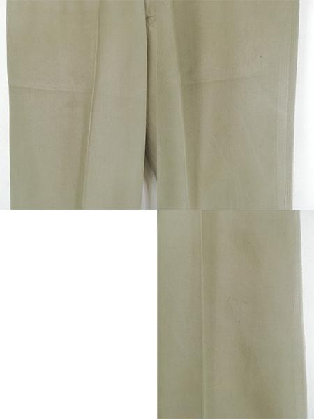 古着 60s 米軍 US ARMY 「Type-1 Class-2」 ミリタリー ポリ コットン ツイル チノ パンツ チノパン ストレート W28 L28 古着 60s 米軍 US ARMY 「Type-1 Class-2」 ミリタリー ポリ コットン