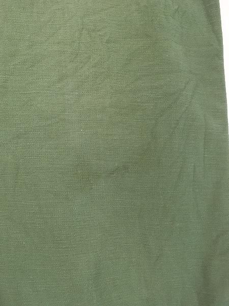 古着 60s 米軍 US ARMY 「初期」 8.5oz コットンサテン ミリタリー ベイカー パンツ ストレート W31 L30