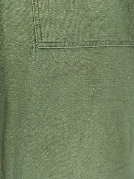 古着 60s 米軍 US ARMY 「初期」 8.5oz コットンサテン ミリタリー ベイカー パンツ ストレート W31 L30