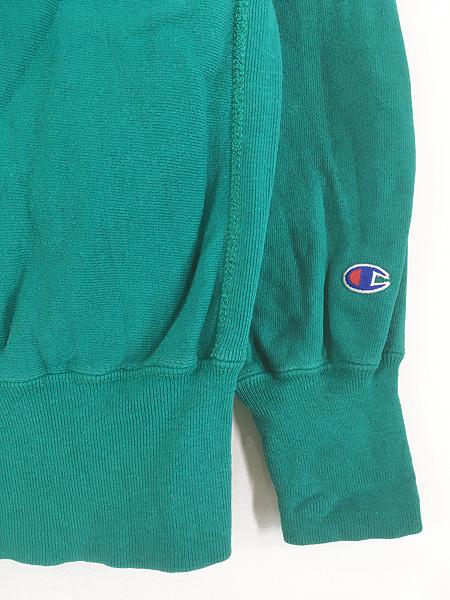 古着 90s USA製 Champion Reverse Weave 青目 ワンポイント リバース