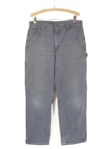 古着 00s Carhartt PTB ぺトロール ブルー ダック ワーク ペインター パンツ W34 L31 古着