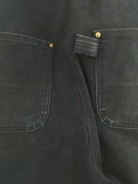 古着 90s- Carhartt BLK ブラック ダック Wニー ワーク オーバーオール